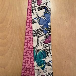 Coach Silk Skinny Scarf